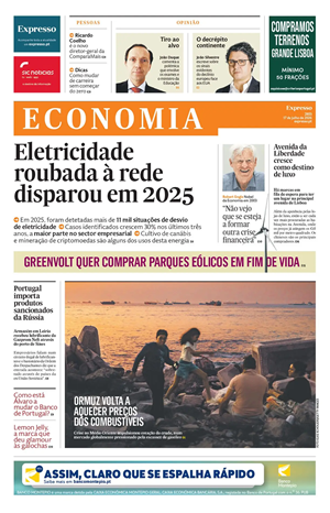 Capa de Expresso Economia