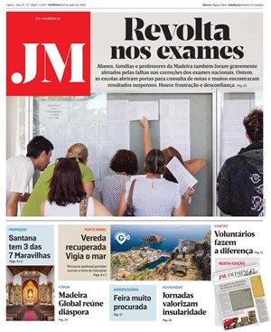 Capa de Jornal Madeira