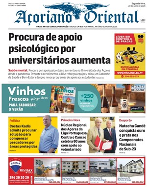 Capa de Açoriano Oriental