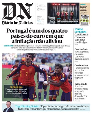 Capa de Diário de Notícias
