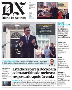 Capa de Diário de Notícias