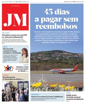 Capa de Jornal Madeira