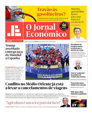 Capa de Jornal Económico