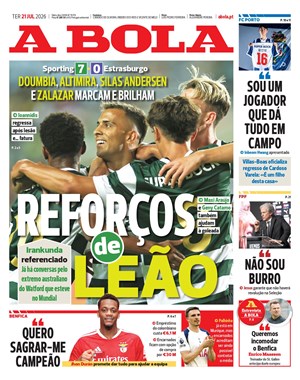 Capa de A Bola