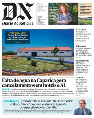 Capa de Diário de Notícias