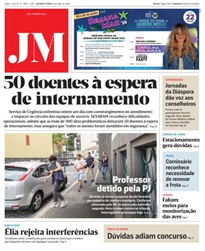 Capa de Jornal Madeira