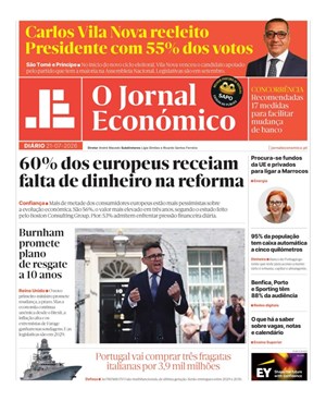 Capa de Jornal Económico