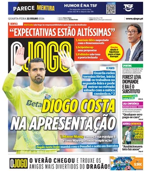 Capa de O Jogo