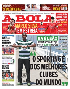 Capa de A Bola