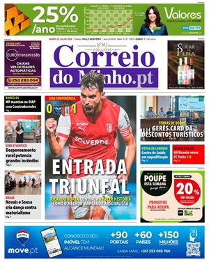 Capa de Correio do Minho