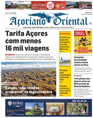 Capa de Açoriano Oriental