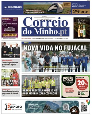 Capa de Correio do Minho