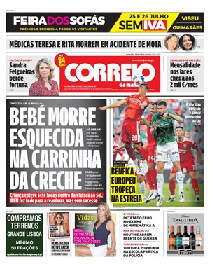 Capa de Correio da Manhã