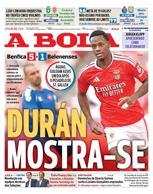 Capa de A Bola