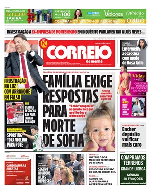 Capa de Correio da Manhã