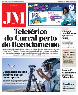 Capa de Jornal Madeira