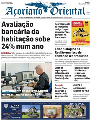 Capa de Açoriano Oriental