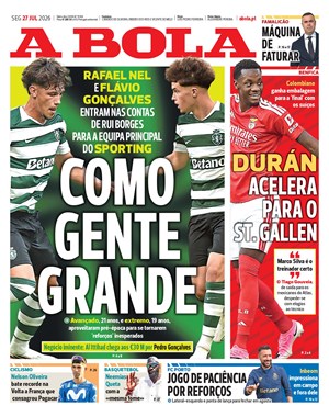 Capa de A Bola