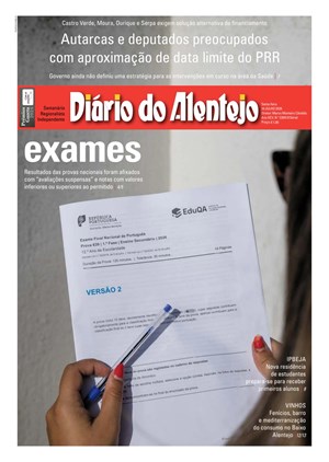 Capa de Diário do Alentejo