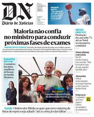Capa de Diário de Notícias
