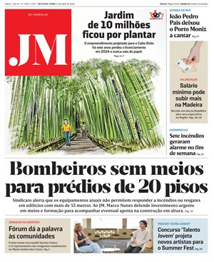 Capa de Jornal Madeira