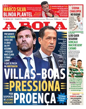 Capa de A Bola