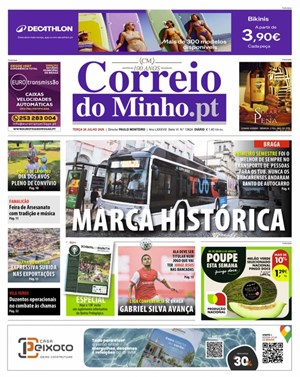 Capa de Correio do Minho