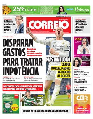 Capa de Correio da Manhã