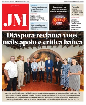 Capa de Jornal Madeira