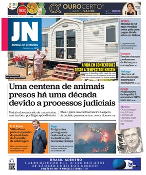 Capa de Jornal de Notícias