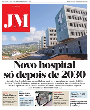 Capa de Jornal Madeira
