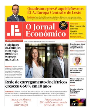 Capa de Jornal Económico