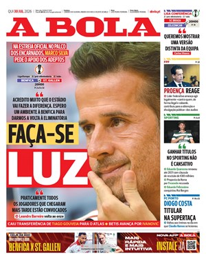 Capa de A Bola