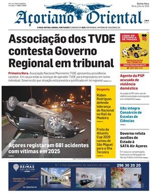 Capa de Açoriano Oriental