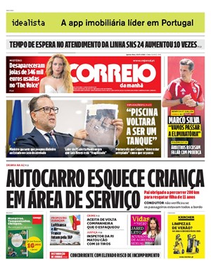 Capa de Correio da Manhã