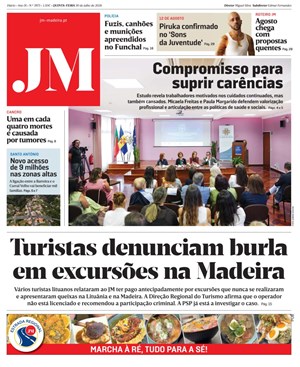 Capa de Jornal Madeira