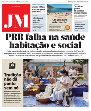 Capa de Jornal Madeira