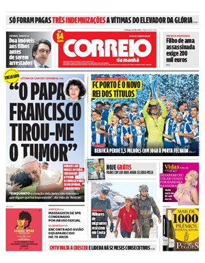 Capa de Correio da Manhã