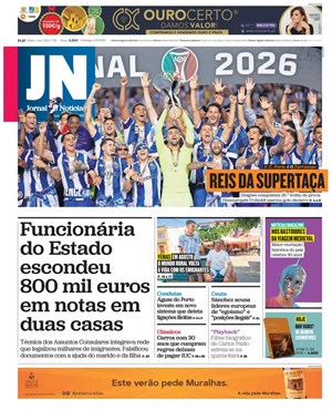 Capa de Jornal de Notícias