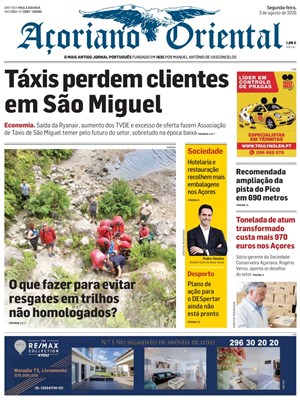 Capa de Açoriano Oriental