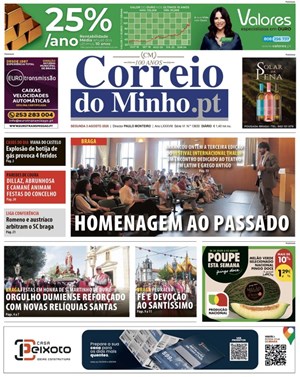 Capa de Correio do Minho