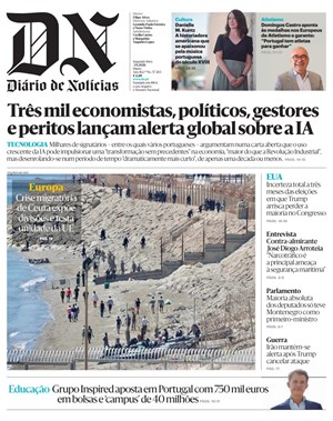Capa de Diário de Notícias