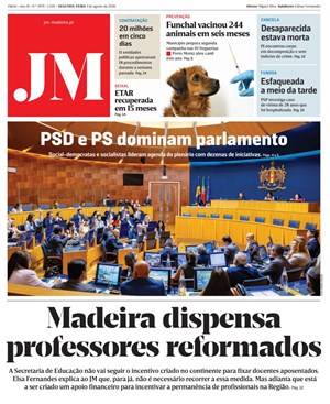 Capa de Jornal Madeira