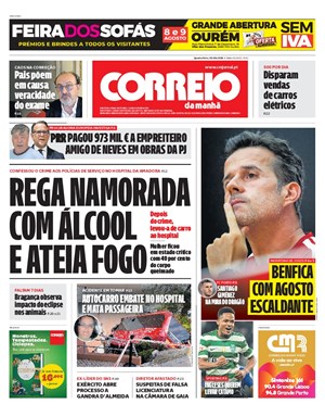 Capa de Correio da Manhã