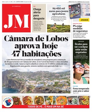 Capa de Jornal Madeira