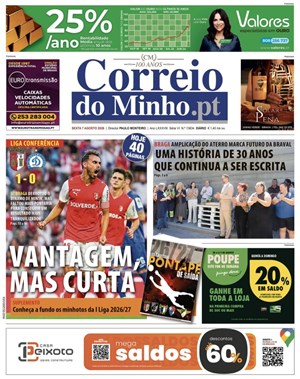 Capa de Correio do Minho