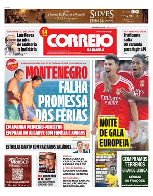 Capa de Correio da Manhã