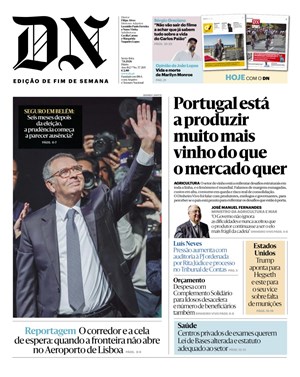 Capa de Diário de Notícias