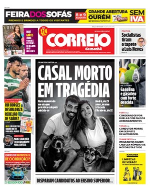 Capa de Correio da Manhã