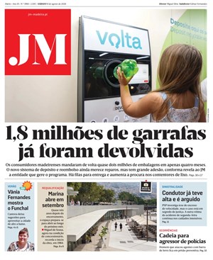 Capa de Jornal Madeira